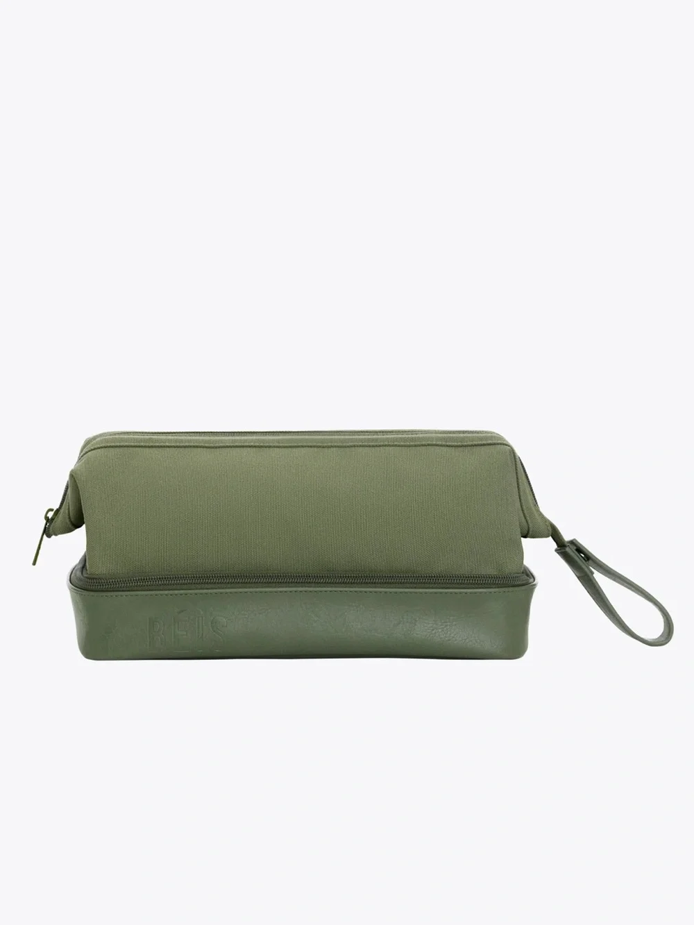 Beis The Dopp Kit in Olive Green